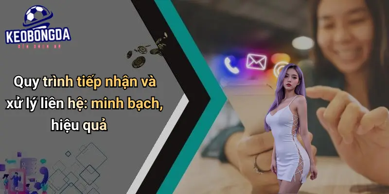 Quy trình tiếp nhận và xử lý liên hệ: minh bạch, hiệu quả