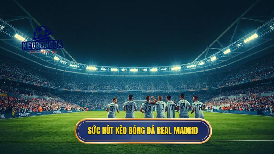 Sức hút kèo bóng đá Real Madrid