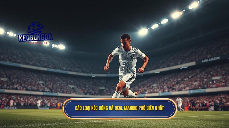 Các loại kèo bóng đá Real Madrid phổ biến nhất