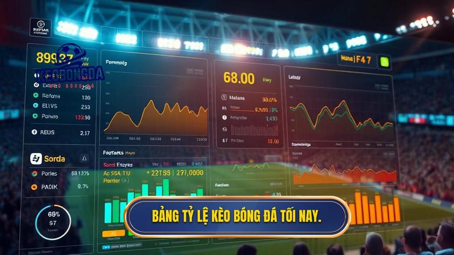 Bảng tổng hợp tỷ lệ kèo tối nay các giải đấu lớn